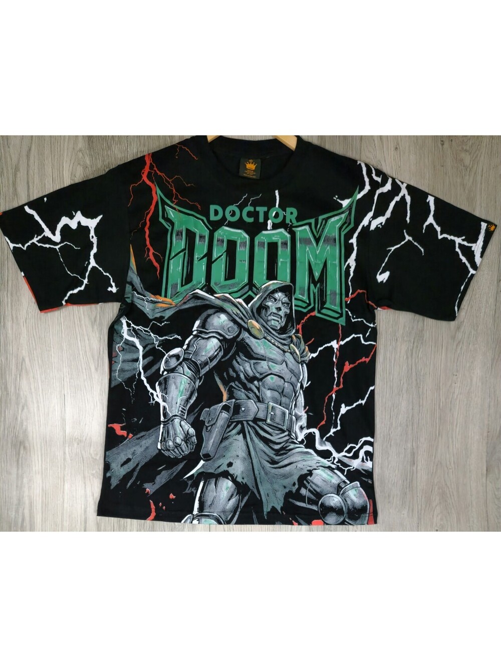 Marvel Dr Doom And Scarlett LIMITED Over Print T-Shirt size XL
